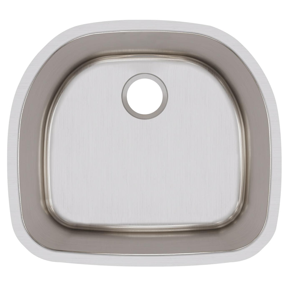 Elkay Tarja Lustertone® Classic Acero Inoxidable 23-5/8" x 21-1/4" x 10" de Un Tazón Bajo Cubierta — vista de producto