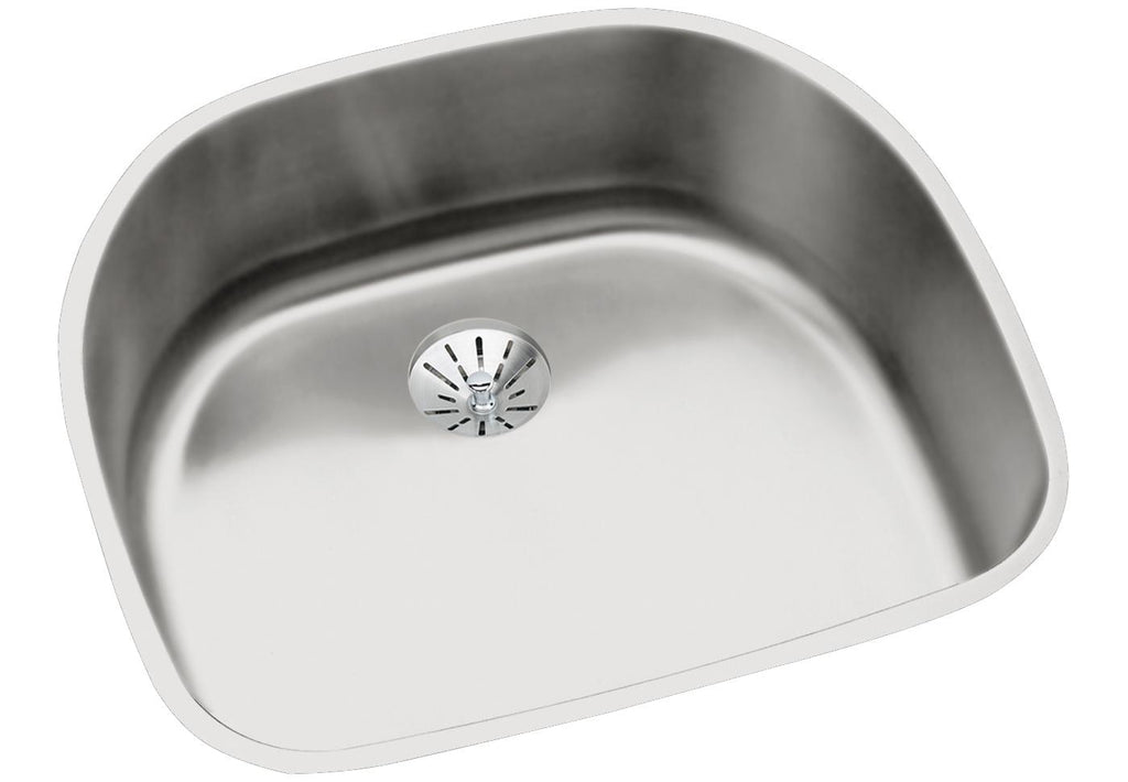 Elkay Tarja Lustertone® Classic Acero Inoxidable 23-5/8" x 21-1/4" x 7-1/2" de Un Tazón Bajo Cubierta with Perfect Drain® — vista de producto