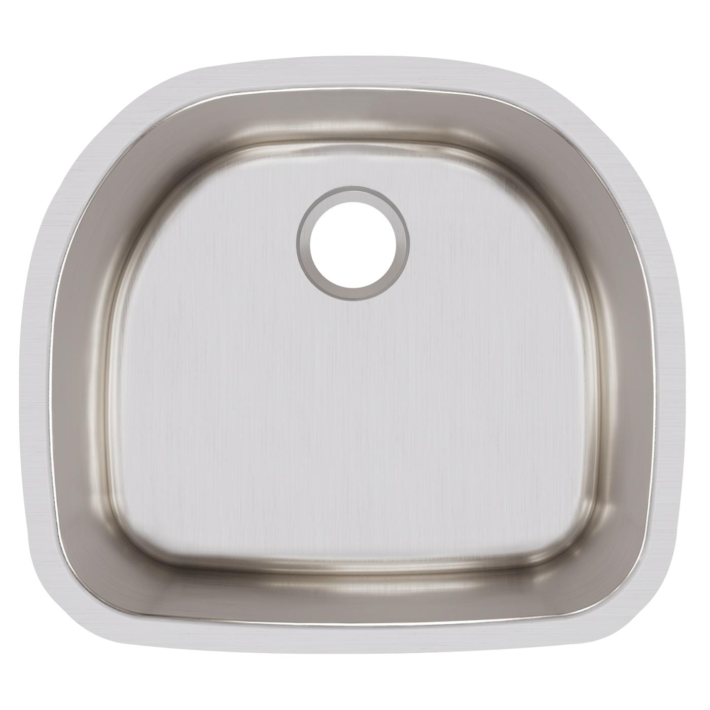 Elkay Tarja Lustertone® Classic Acero Inoxidable 23-5/8" x 21-1/4" x 7-1/2" de Un Tazón Bajo Cubierta — vista de producto