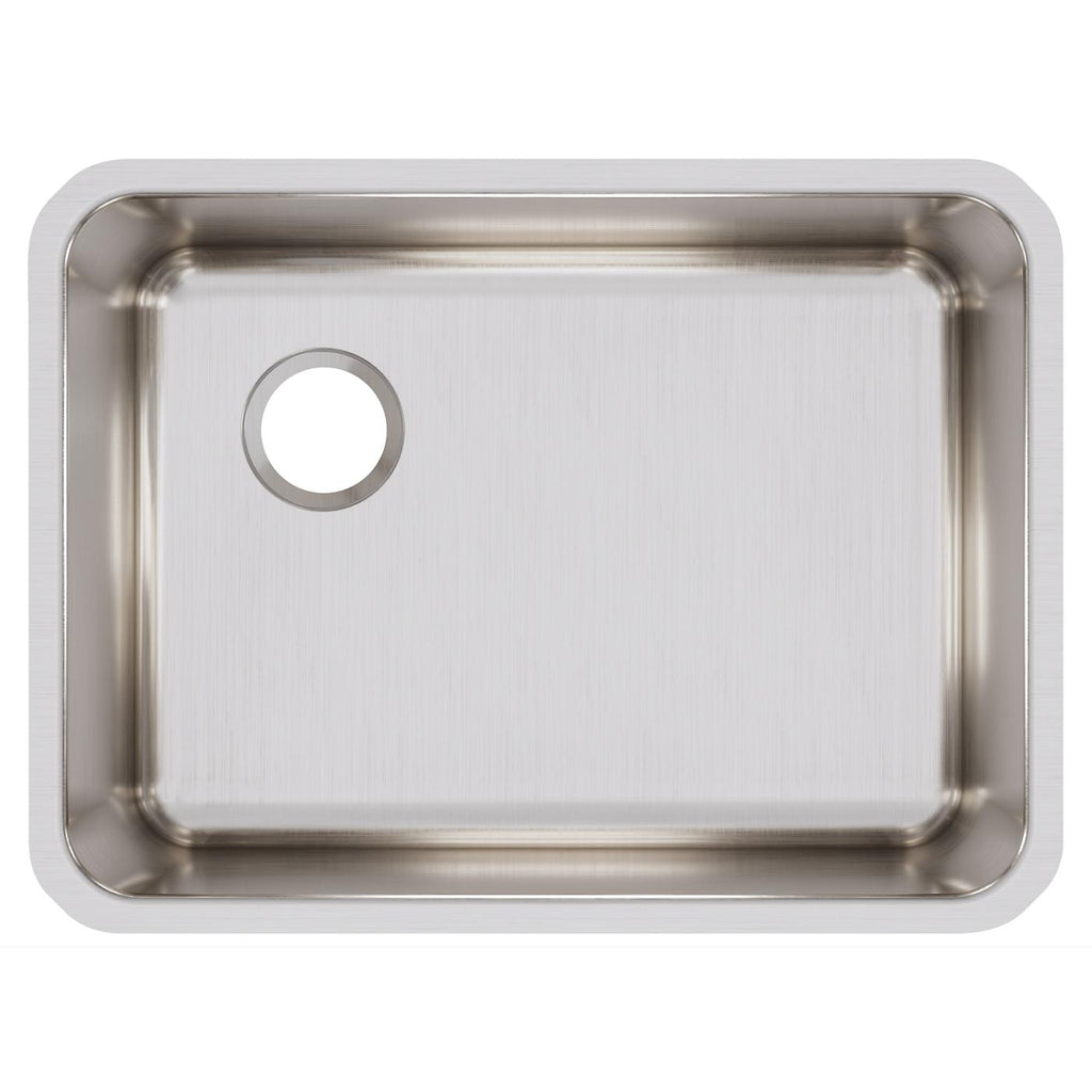 Elkay Tarja Lustertone® Classic Acero Inoxidable 25-1/2" x 19-1/4" x 10" de Un Tazón Bajo Cubierta with Left Drain — vista de producto