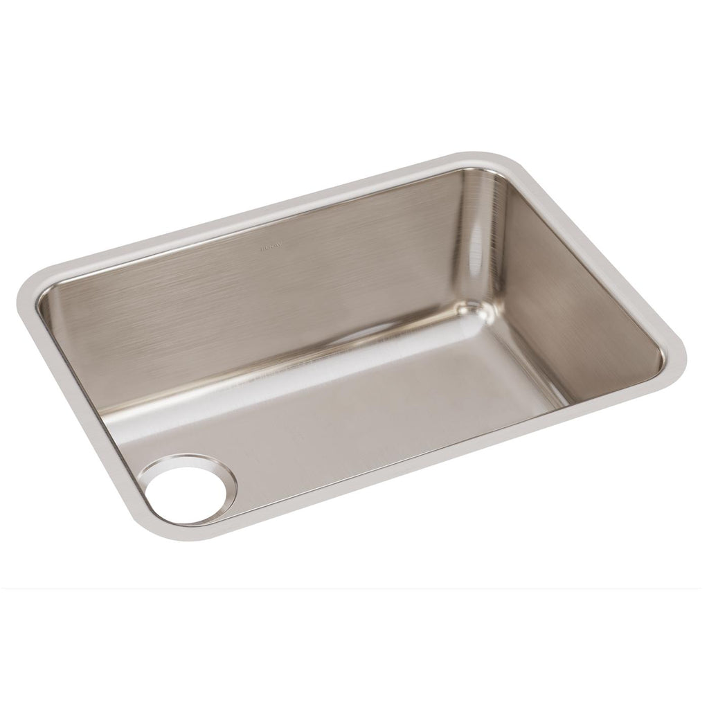 Elkay Tarja Lustertone® Classic Acero Inoxidable 25-1/2" x 19-1/4" x 8" de Un Tazón Bajo Cubierta with Left Drain — vista de producto