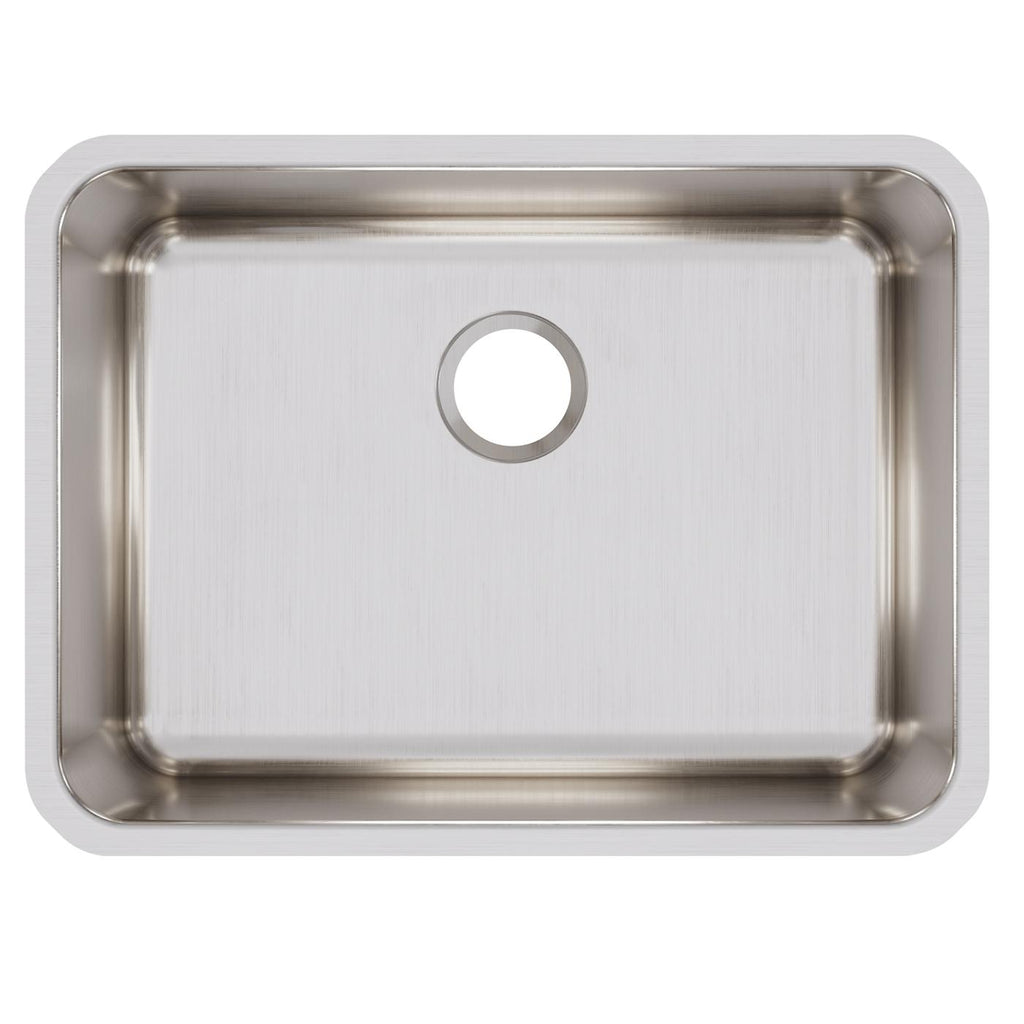 Elkay Tarja Lustertone® Classic Acero Inoxidable 25-1/2" x 19-1/4" x 10" de Un Tazón Bajo Cubierta — vista de producto