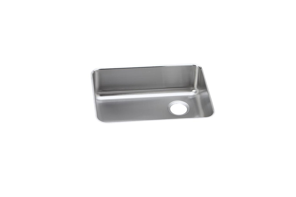 Elkay Tarja Lustertone® Classic Acero Inoxidable 25-1/2" x 19-1/4" x 10" de Un Tazón Bajo Cubierta with Right Drain — vista de producto