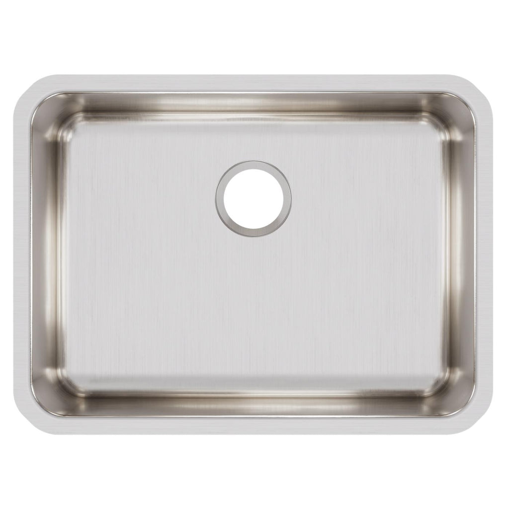 Elkay Tarja Lustertone® Classic Acero Inoxidable 25-1/2" x 19-1/4" x 8" de Un Tazón Bajo Cubierta — vista de producto