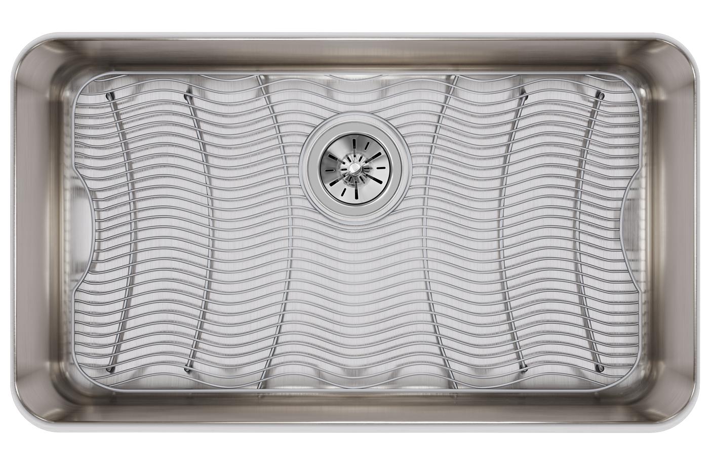Elkay Tarja Lustertone® Classic Acero Inoxidable 30-1/2" x 18-1/2" x 7-1/2" de Un Tazón Bajo Cubierta (Kit) — vista de producto