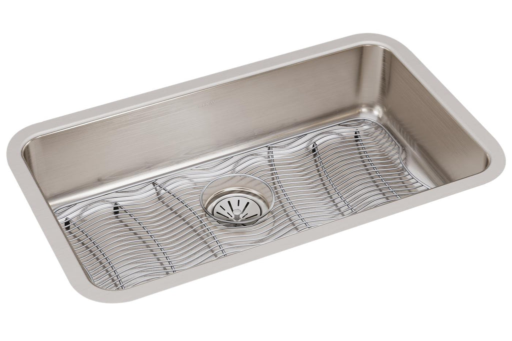 Elkay Tarja Lustertone® Classic Acero Inoxidable 30-1/2" x 18-1/2" x 4-3/8" de Un Tazón ADA Bajo Cubierta — vista de producto