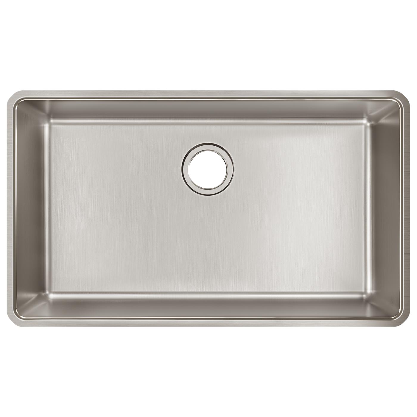 Elkay Tarja Lustertone Iconix® Calibre 18 Acero Inoxidable 32-1/2 x 19-1/2" x 9" de Un Tazón Bajo Cubierta — vista de producto