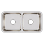 Elkay Tarja Lustertone® Classic Acero Inoxidable 31-3/4" x 16-1/2" x 7-1/2" de Dos Tazones Iguales Bajo Cubierta — vista de producto