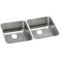 Elkay Tarja Lustertone® Classic Acero Inoxidable 30-3/4" x 18-1/2" x 10" de Dos Tazones Iguales Bajo Cubierta with Left Drain — vista de producto