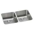 Elkay Tarja Lustertone® Classic Acero Inoxidable 30-3/4" x 18-1/2" x 10" de Dos Tazones Bajo Cubierta with Perfect Drain® — vista de producto