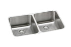 Elkay Tarja Lustertone® Classic Acero Inoxidable 30-3/4" x 18-1/2" x 10" de Dos Tazones Iguales Bajo Cubierta (Kit) — vista de producto