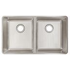 Elkay Tarja Lustertone Iconix® Calibre 18 Acero Inoxidable 32-3/4" x 19-1/2" x 9" de Dos Tazones Bajo Cubierta — vista de producto