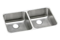 Elkay Tarja Lustertone® Classic Acero Inoxidable 30-3/4" x 18-1/2" x 4-7/8" de Dos Tazones Iguales ADA Bajo Cubierta — vista de producto