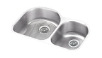Elkay Tarja Lustertone® Classic Acero Inoxidable 30-3/4" x 21" x 9-7/8" Offset 60/40 de Dos Tazones Bajo Cubierta — vista de producto
