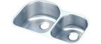 Elkay Tarja Lustertone® Classic Acero Inoxidable 31-1/4" x 20" x 10" Offset 60/40 de Dos Tazones Bajo Cubierta (Kit) — vista de producto