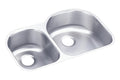 Elkay Tarja Lustertone® Classic Acero Inoxidable 31-1/4" x 20" x 7-1/2" Offset 40/60 de Dos Tazones Bajo Cubierta — vista de producto