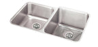 Elkay Tarja Lustertone® Classic Acero Inoxidable 31-1/4" x 20-1/2" x 9-7/8" Offset 40/60 de Dos Tazones Bajo Cubierta (Kit) — vista de producto