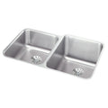 Elkay Tarja Lustertone® Classic Acero Inoxidable 31-1/4" x 20-1/2" x 9-7/8" Offset 40/60 Bowl Bajo Cubierta con Perfect Drain® — vista de producto