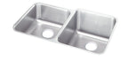 Elkay Tarja Lustertone® Classic Acero Inoxidable 31-1/4" x 20-1/2" x 9-7/8" Offset 40/60 de Dos Tazones Bajo Cubierta (Kit) — vista de producto