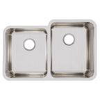 Elkay Tarja Lustertone® Classic Acero Inoxidable 31-1/4" x 20-1/2" x 9-7/8" Offset de Dos Tazones Bajo Cubierta — vista de producto