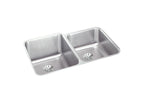 Elkay Tarja Lustertone® Classic Acero Inoxidable 31-1/4" x 20-1/2" x 4-7/8" de Dos Tazones Bajo Cubierta ADA con Perfect Drain® — vista de producto