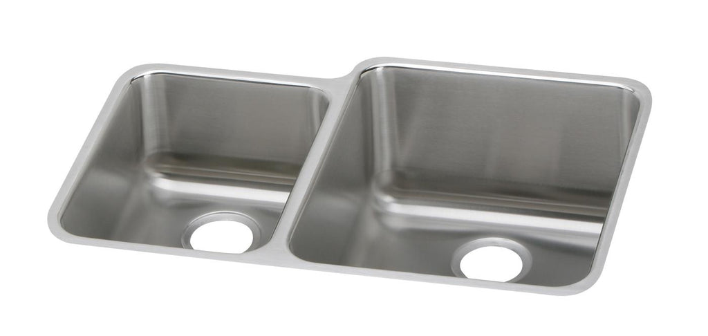 Elkay Tarja Lustertone® Classic Acero Inoxidable 30-3/4" x 21" x 9-7/8" Offset 40/60 de Dos Tazones Bajo Cubierta — vista de producto