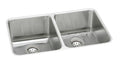Elkay Tarja Lustertone® Classic Acero Inoxidable 35-3/4" x 18-1/2" x 10" de Dos Tazones Iguales Bajo Cubierta (Kit) — vista de producto