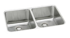 Elkay Tarja Lustertone® Classic Acero Inoxidable 35-3/4" x 18-1/2" x 10" de Dos Tazones Iguales Bajo Cubierta (Kit) — vista de producto