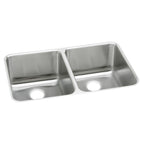 Elkay Tarja Lustertone® Classic Acero Inoxidable 35-3/4" x 18-1/2" x 10" de Dos Tazones Iguales Bajo Cubierta — vista de producto