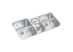 Elkay Tarja Lustertone® Classic Acero Inoxidable 40" x 20-1/2" x 9-7/8" Triple Bowl Bajo Cubierta (Kit) — vista de producto