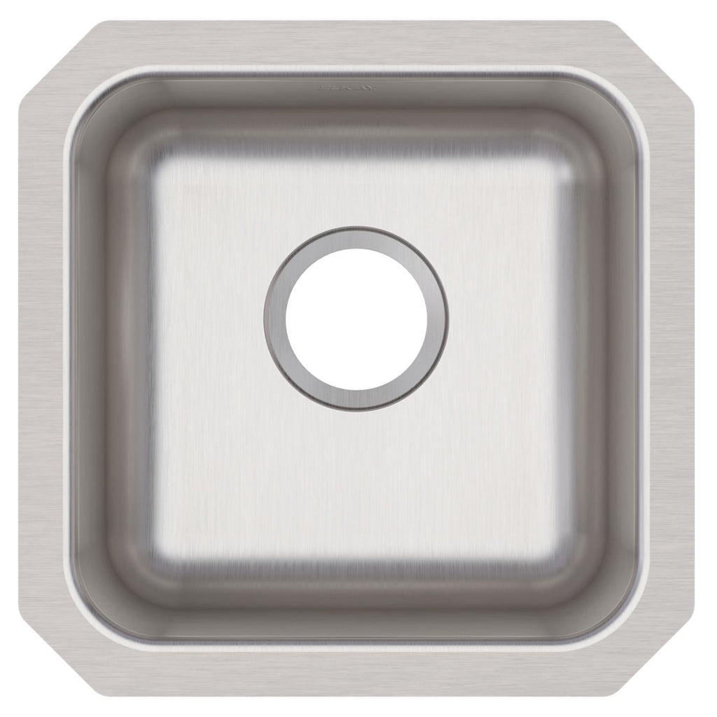 Elkay Tarja Lustertone® Classic Acero Inoxidable 14-1/2" x 14-1/2" x 5-3/8" de Un Tazón ADA Bajo Cubierta — vista de producto