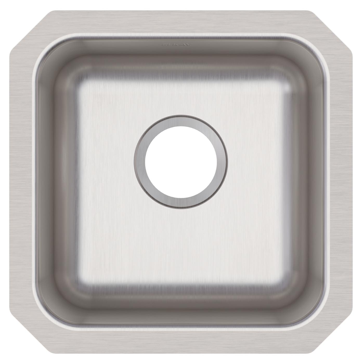 Elkay Tarja Lustertone® Classic Acero Inoxidable 14-1/2" x 14-1/2" x 5-3/8" de Un Tazón ADA Bajo Cubierta — vista de producto