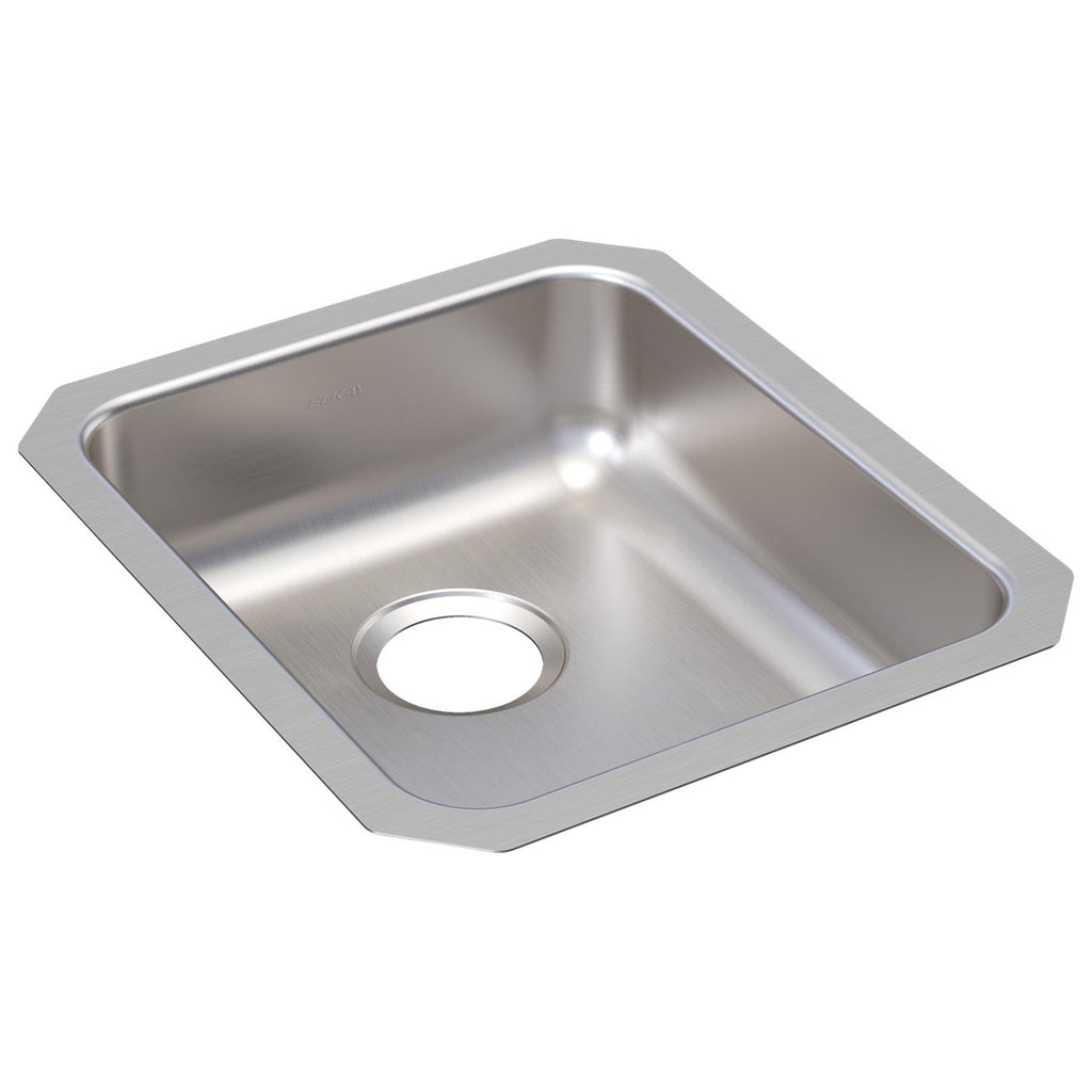 Elkay Tarja Lustertone® Classic Acero Inoxidable 16" x 18-1/2" x 7-7/8" de Un Tazón Bajo Cubierta — vista de producto