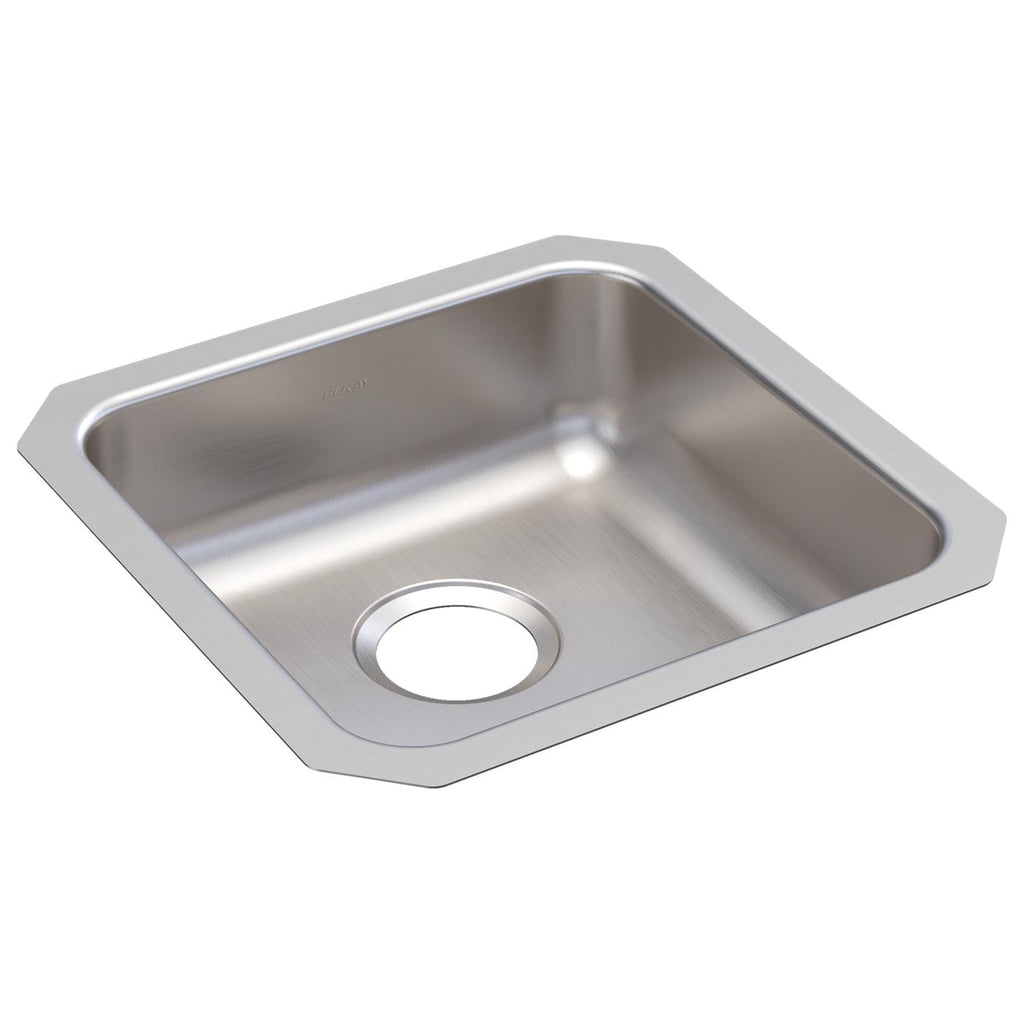 Elkay Tarja Lustertone® Classic Acero Inoxidable 16-1/2" x 16-1/2" x 5-3/8" de Un Tazón ADA Bajo Cubierta — vista de producto