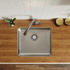 Elkay Tarja Lustertone® Classic Acero Inoxidable 21-1/2" x 18-1/2" x 4-3/8" de Un Tazón ADA Bajo Cubierta — ambiente de cocina