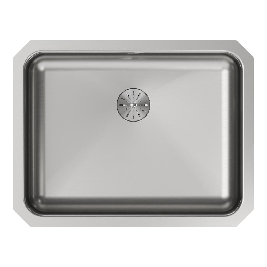 Elkay Tarja Lustertone® Classic Acero Inoxidable 23-1/2" x 18-1/4" x 4-3/8" de Un Tazón Bajo Cubierta ADA con Perfect Drain® — vista de producto