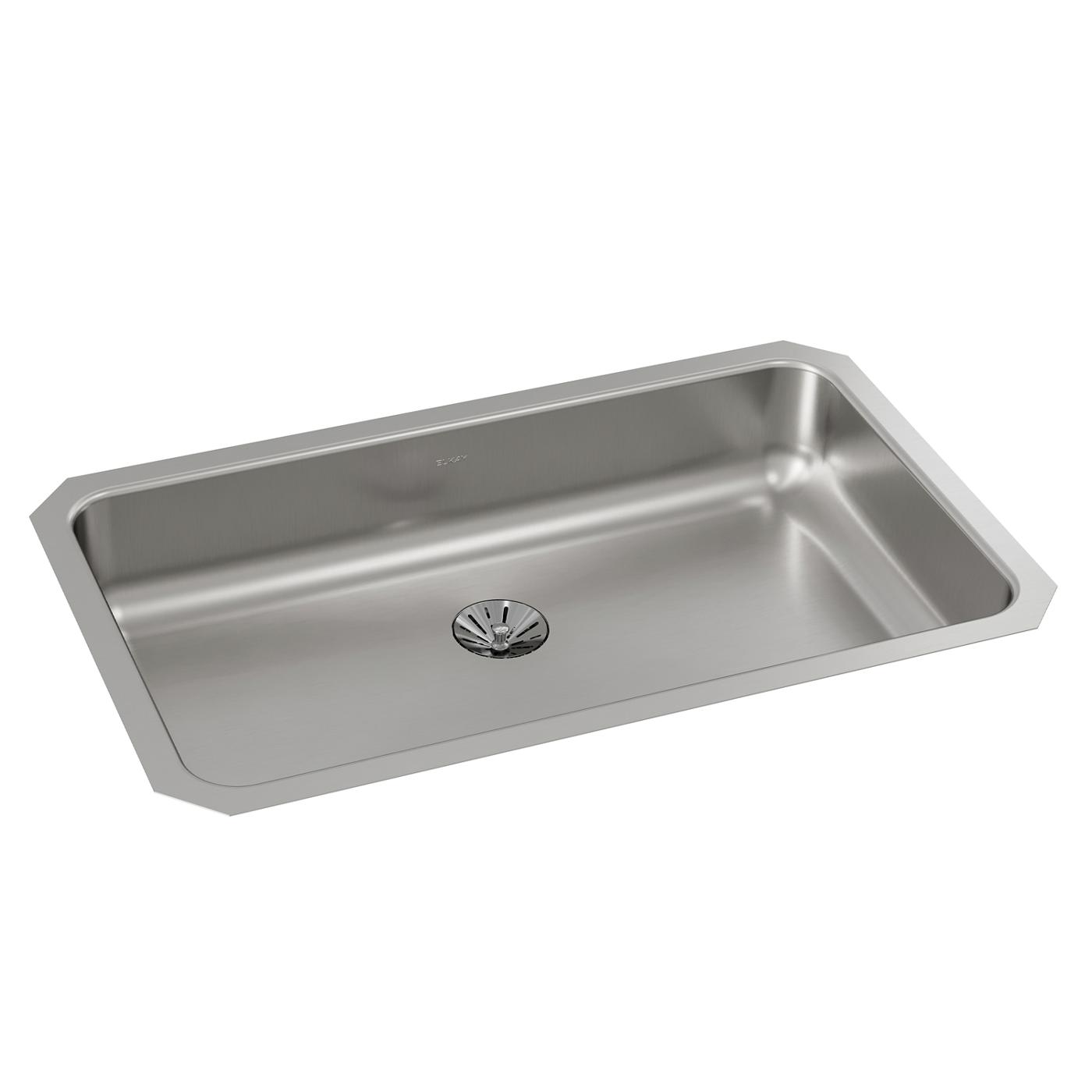 Elkay Tarja Lustertone® Classic Acero Inoxidable 30-1/2" x 18-1/2" x 5-3/8" de Un Tazón ADA Bajo Cubierta — vista de producto