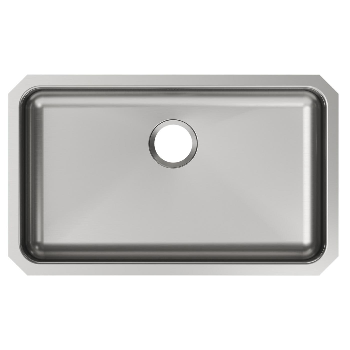 Elkay Tarja Lustertone® Classic Acero Inoxidable 30-1/2" x 18-1/2" x 5-3/8" de Un Tazón ADA Bajo Cubierta — vista de producto
