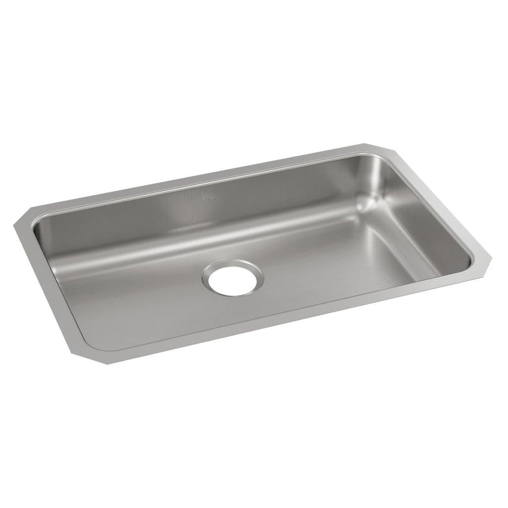 Elkay Tarja Lustertone® Classic Acero Inoxidable 30-1/2" x 18-1/2" x 7-1/2" de Un Tazón Bajo Cubierta — vista de producto