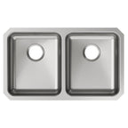 Elkay Tarja Lustertone® Classic Acero Inoxidable 30-3/4" x 18-1/2" x 5-3/8" de Dos Tazones Iguales ADA Bajo Cubierta — vista de producto
