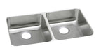 Elkay Tarja Lustertone® Classic Acero Inoxidable 35-3/4" x 18-1/2" x 4-7/8" de Dos Tazones Iguales ADA Bajo Cubierta — vista de producto
