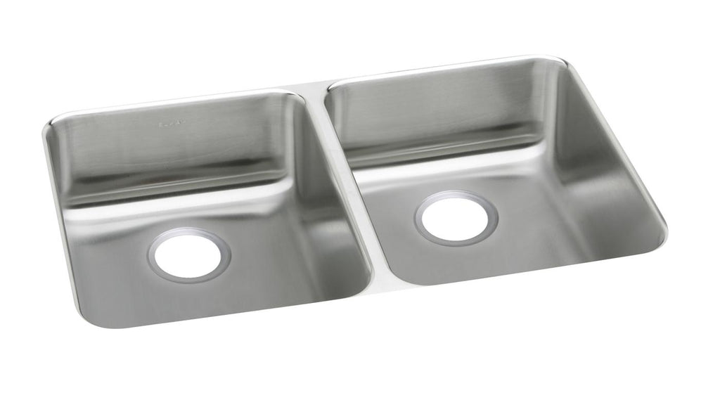 Elkay Tarja Lustertone® Classic Acero Inoxidable 35-3/4" x 18-1/2" x 5-3/8" de Dos Tazones Iguales ADA Bajo Cubierta — vista de producto