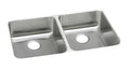 Elkay Tarja Lustertone® Classic Acero Inoxidable 35-3/4" x 18-1/2" x 5-3/8" de Dos Tazones Iguales ADA Bajo Cubierta — vista de producto