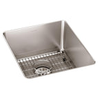 Elkay Tarja Lustertone Iconix® Calibre 16 Acero Inoxidable 16" x 18-1/2" x 8" de Un Tazón Bajo Cubierta (Kit) with Perfect Drain® — vista de producto