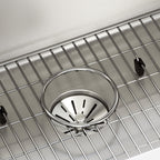 Elkay Tarja Lustertone Iconix® Calibre 16 Acero Inoxidable 32-1/2 x 19-1/2" x 9" de Un Tazón Bajo Cubierta (Kit) with Perfect Drain® — ambiente de cocina