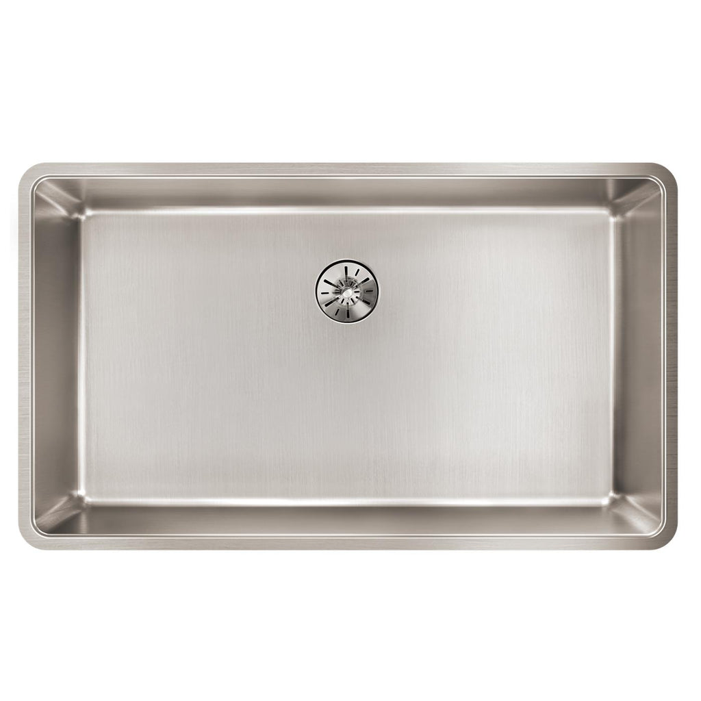 Elkay Tarja Lustertone Iconix® Calibre 16 Acero Inoxidable 32-1/2" x 19-1/2" x 9" de Un Tazón Bajo Cubierta with Perfect Drain® — vista de producto