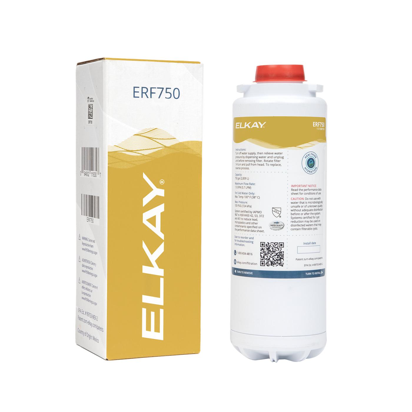 Elkay Tarja Lustertone Iconix® Calibre 16 Acero Inoxidable 32-1/2" x 19-1/2" x 9" de Un Tazón Bajo Cubierta (Kit con Llave Filtrada) with Perfect Drain® — vista de producto