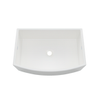 Bante Arco — Tarja de Cocina de Cerámica Refractaria (Fireclay), Frente Granjero Curvo