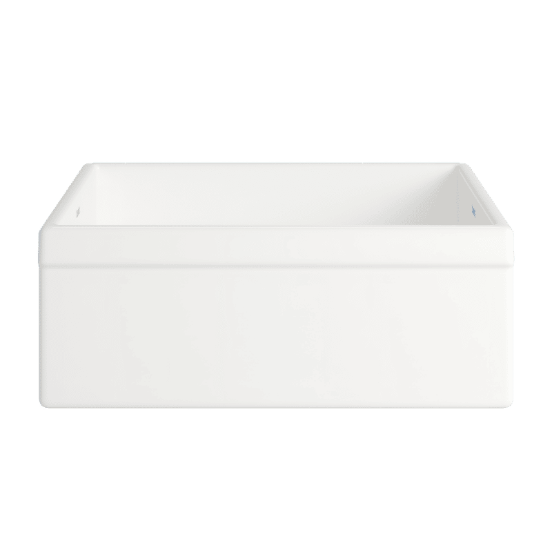 Bante Vanita — Tarja de Cocina de Cerámica Refractaria (Fireclay), Frente Granjero Liso