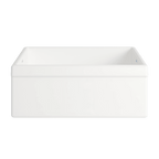 Bante Vanita — Tarja de Cocina de Cerámica Refractaria (Fireclay), Frente Granjero Liso